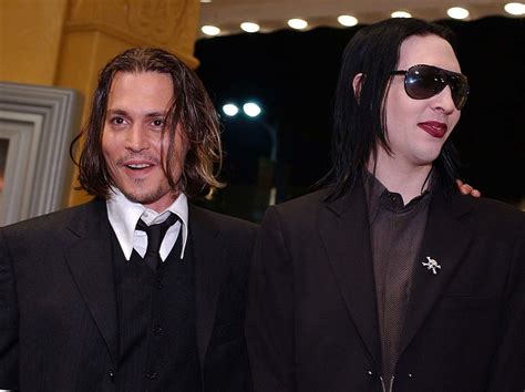 Inside Marilyn Manson And Johnny Depp S Bizarre Relationship And What Their Matching Friendship