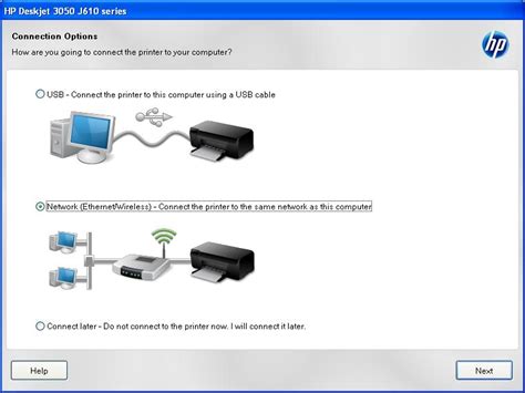 Focus Adding Wireless Printer To Home Network Hp Deskjet 3050 J610 Series