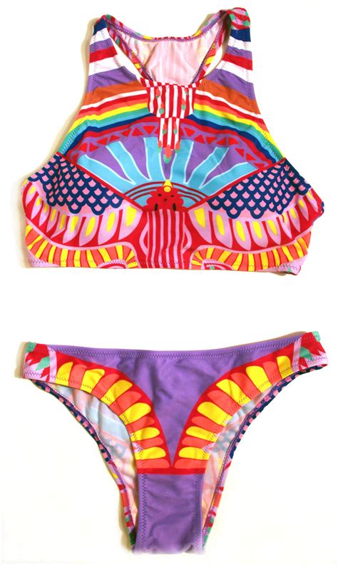 Rainbow Two Piece Set Two Piece Swimsuits Women Swimsuits Two Piece Sets Bikinis Swimwear