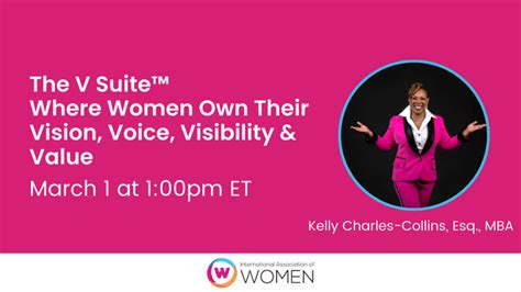The V Suite™ Where Women Own Their Vision Voice Visibility And Value