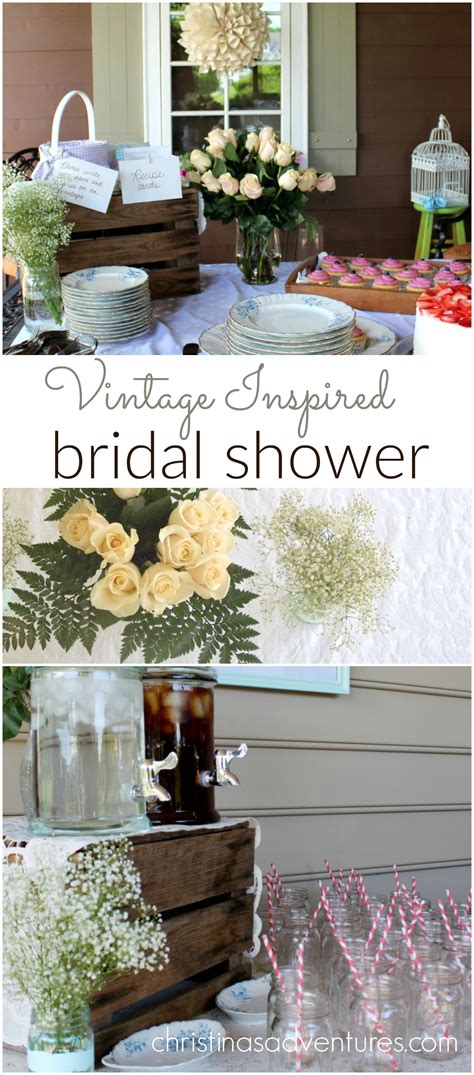 vintage bridal shower bridal shower rustic bridal shower decorations vintage bridal shower