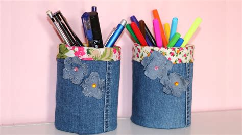 How To Make Your Own Pen Holder Pencil Holder Diy Recycled Crafts