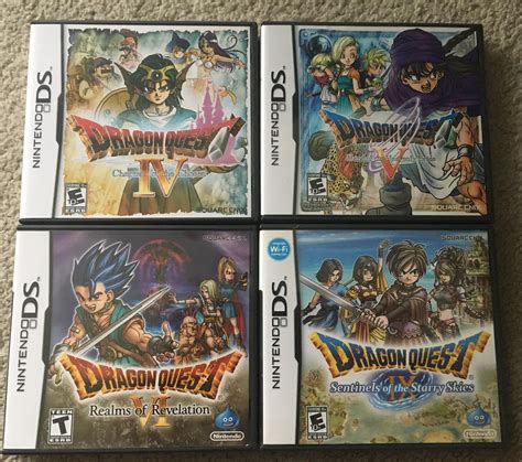 I Finally Have All Of The Mainline Dragon Quest Games For Ds Dragonquest
