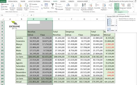 Excelline Office World Excel Voc Conhece O Agrupamento De Dados
