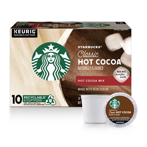 Starbucks Classic Hot Cocoa Single Serve K Cups Shop Cocoa At H E B