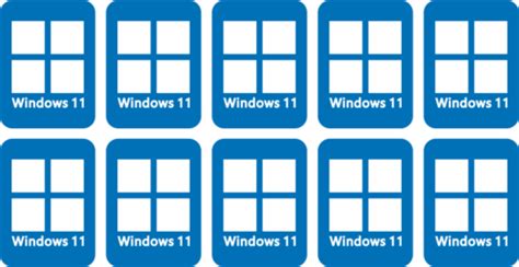 10x Windows 11 Stickers Decals For Laptops Computers Ebay