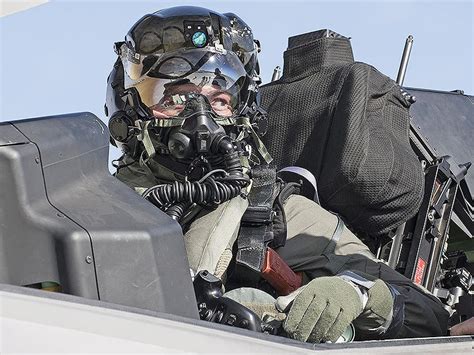 F 35 Pilots Dress For Chemical And Biological Warfare For The First Time