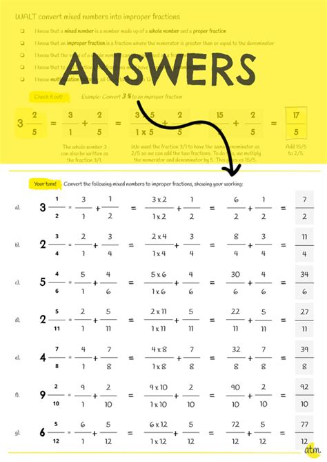 How To Turn Mixed Numbers Into Improper Fractions At The Minute