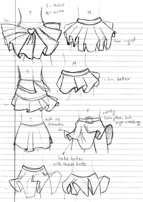 How To Draw Skirts Because They Are Annoying Asf To Draaaaaaw Anime
