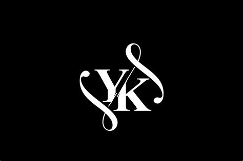 Yk Monogram Logo Design V6 Graphic By Greenlines Studios · Creative Fabrica