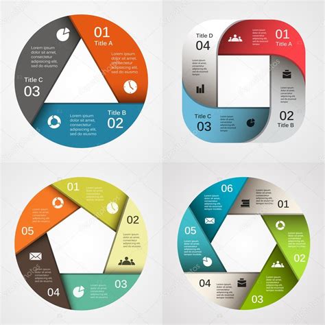Vector Circle Infographic Template For Diagram Graph Presentation