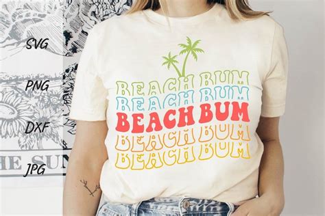 Beach Bum Svg Summer Sublimation Graphic By Dsigns · Creative Fabrica
