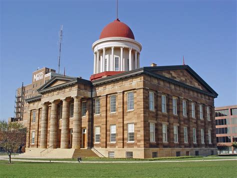 Old State Capitol Building Springfield Illinois Randy Von Liski