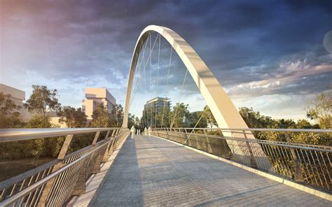 New Pedestrian And Cyclist Bridge Design Bicycle Nsw