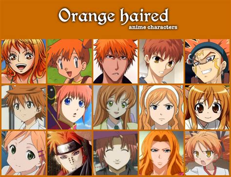 Free Anime Characters Orange Hair