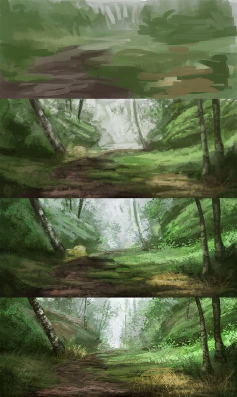 Grab that pencil and let's get started. Steps of landscape studies 091 by Noukah on DeviantArt