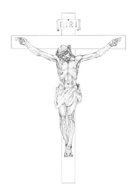 Crucifix Drawing At Explore Collection Of Crucifix