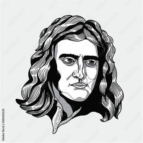 Isaac Newton Stock Vector Adobe Stock