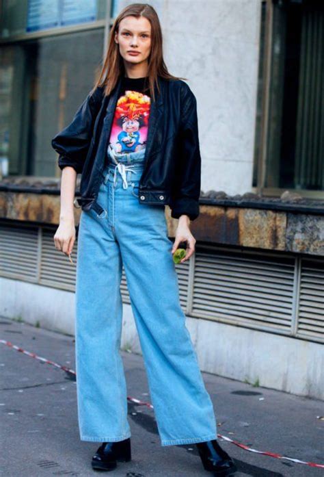 26 Outfits Con ‘baggy Jeans Para Que Tus Piernas Se Sientan Libres Denim Street Style Denim