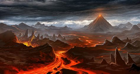 Volcano magma photo Photograph by Sk Jahangir