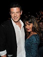 Lea Michele and Cory Monteith shared a moment at a September 2010 ...