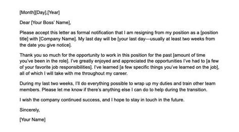 Formal Job Resignation Letter How To Write A Formal J Vrogue Co