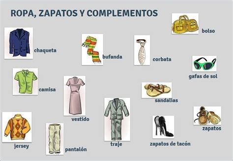 Las Prendas De Vestir Aumente Su Vocabulario Spanisch