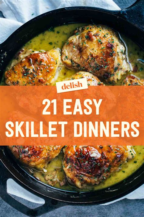 Insanely Easy Skillet Dinners That Ll Make You Forget All About Takeout Easy Skillet Dinner