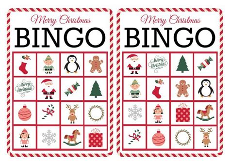 25 Einzigartige Christmas Bingo Cards Ideen Auf Pinterest