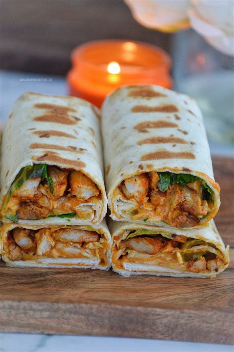 Chicken Kebab Wraps With Special Spicy Sauce Recipesfeast