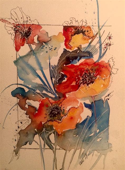 Watercolor Flowers Paintings Flower Art Painting Watercolor Artists