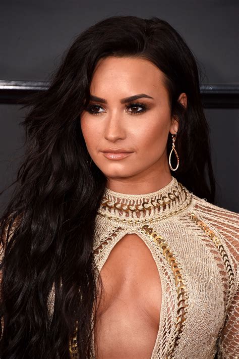 Demi lovato constantly changes her hair look and colour. All The Best Grammy Awards Celebrity Hairstyles 2017 ...