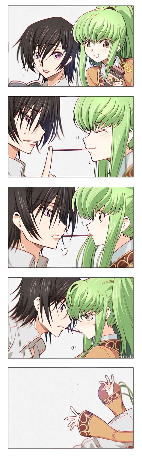 C C And Lelouch Lamperouge Code Geass Drawn By Creayus Danbooru