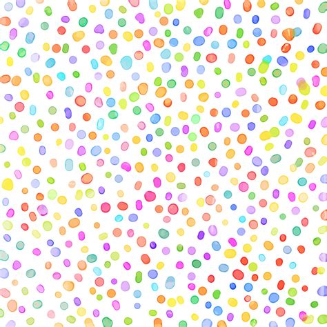 Rainbow Watercolor Random Polka Dots 2929726 Vector Art At Vecteezy