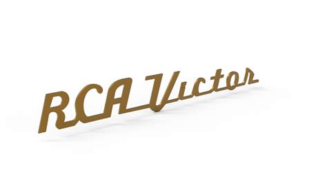 Stl Datei Rca Victor Logo・3d Drucker Vorlage Zum Herunterladen・cults