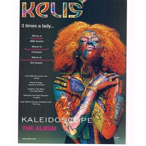 Kelis Kaleidoscope Original Magazine Advert 49344 On Ebid United
