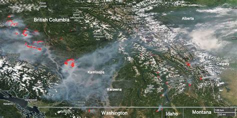 Elephant Hill Fire In British Columbia Grows To 194000 Acres