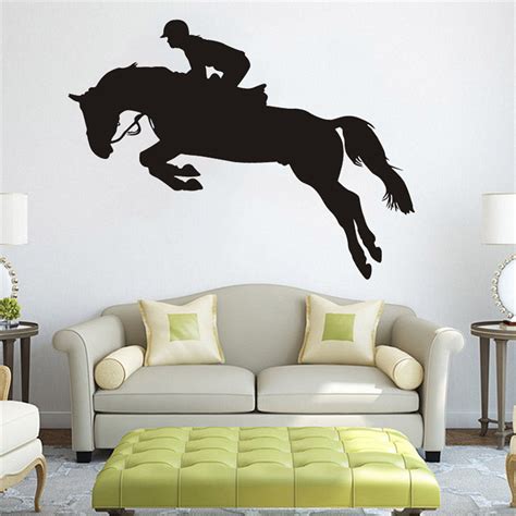 489 Jumping Horse Wall Sticker Vinyl Decal Art Mural Removable Home