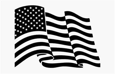 Drawn American Flag Transparent Background Waving