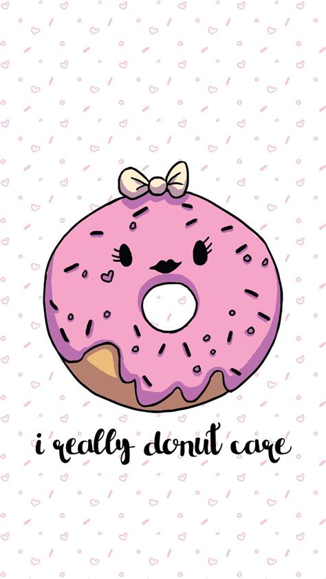 I Donut Care Wallpapers On Wallpaperdog