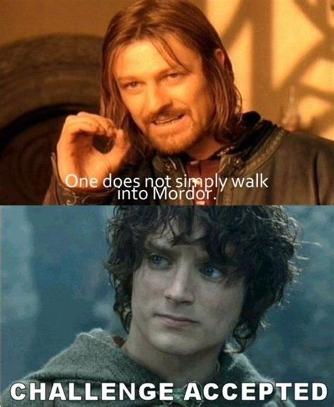 One Does Not Simply Walk Into Mordor The Funny Stuff Pinterest