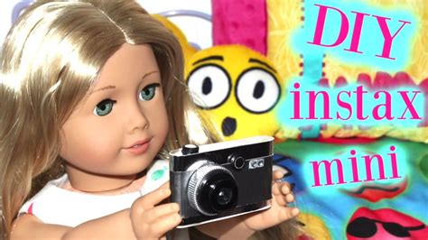 Diy American Girl Doll Instax Mini Camera Youtube