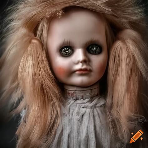 Creepy Doll With Wild Hair