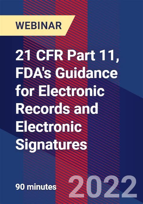 21 Cfr Part 11 Fdas Guidance For Electronic Records And Electronic