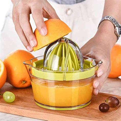 Citrus Manual Juicers Lemon Orange Hand Squeezer With Built In