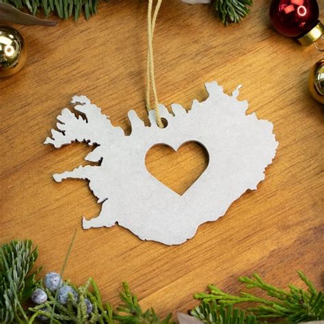 Iceland Christmas Ornament Etsy