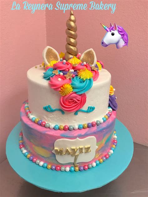 Birthday sheet cakes new birthday cake unicorn birthday parties birthday cupcakes unicorn party birthday ideas fun cupcakes cupcake colorful hearts unicorn face edible birthday cake toppers | etsy. Rainbow Unicorn Cake | Cake, Unicorn cake, Cookie cake