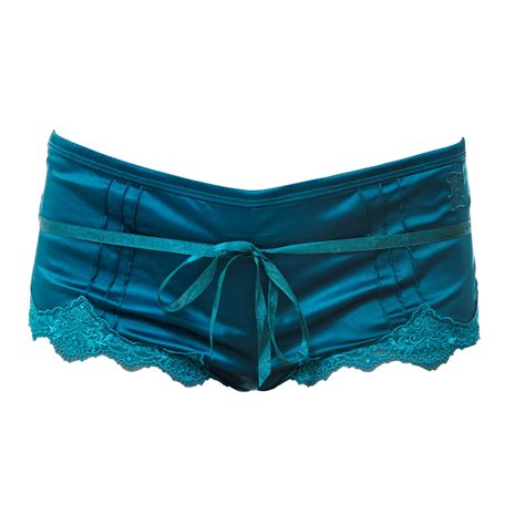Not So Perfect Opulent Lace Short In Peacock Blue Tallulah Love