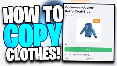 How To Copy Clothes In Roblox Youtube