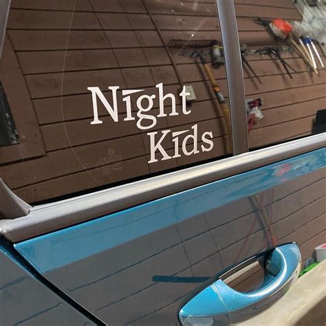 Night Kids Vinyl Decal Spinnywhoosh Graphics